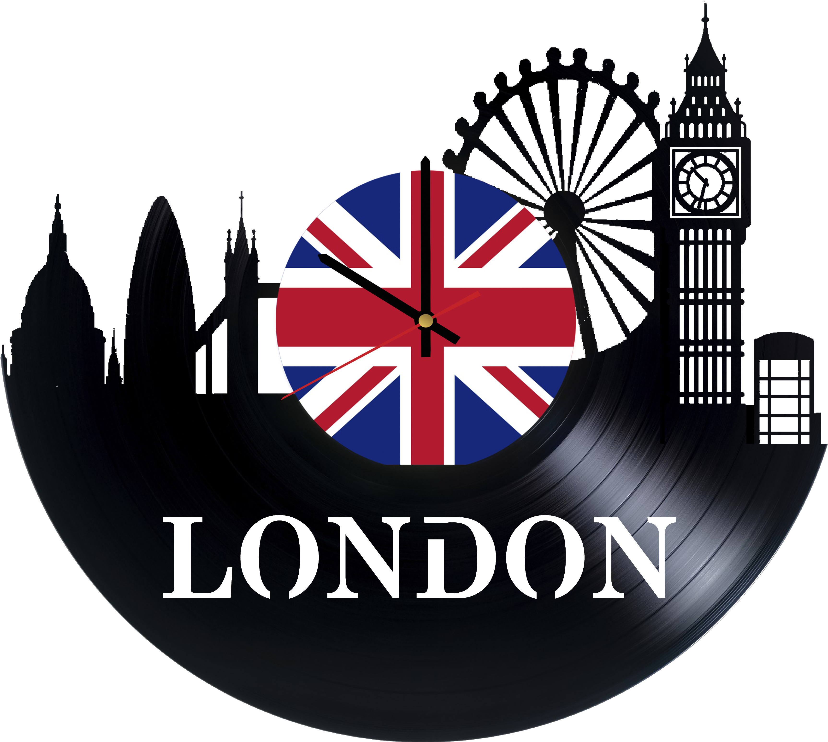 England Handmade Vinyl Record Clipart (4016x4016), Png Download