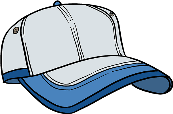 How To Draw Baseball Cap Clipart (680x678), Png Download