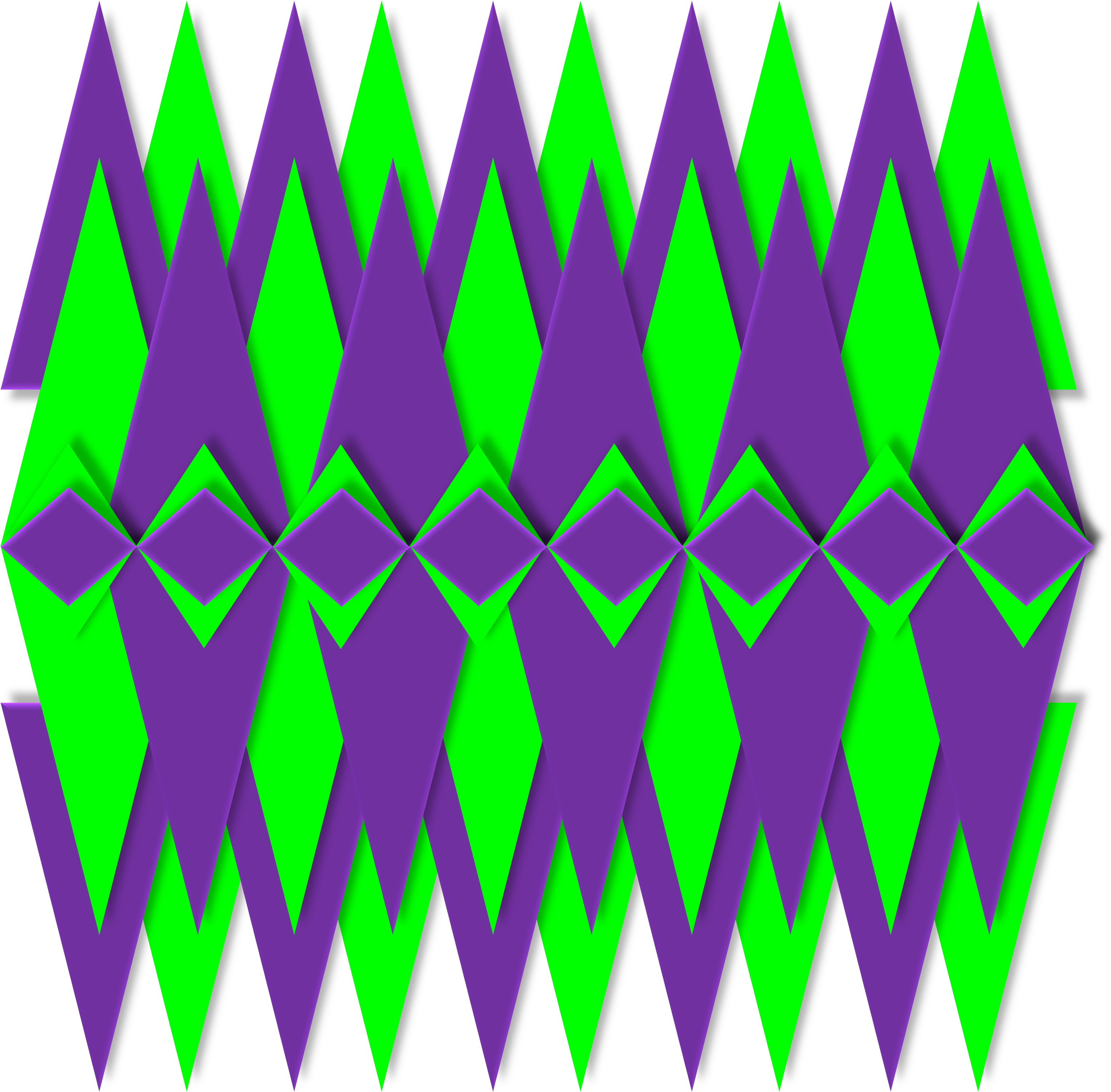Geometric Graphic 3d Violet Lime 821916 Clipart (3076x3014), Png Download