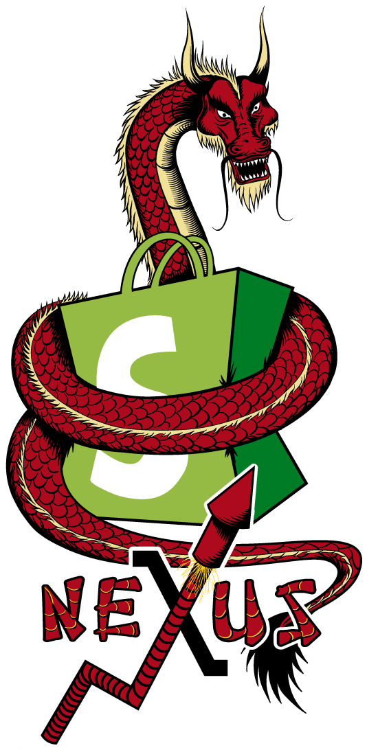 Shopify & Nexus Retro For Chinese New Year Clipart (1564x1173), Png Download