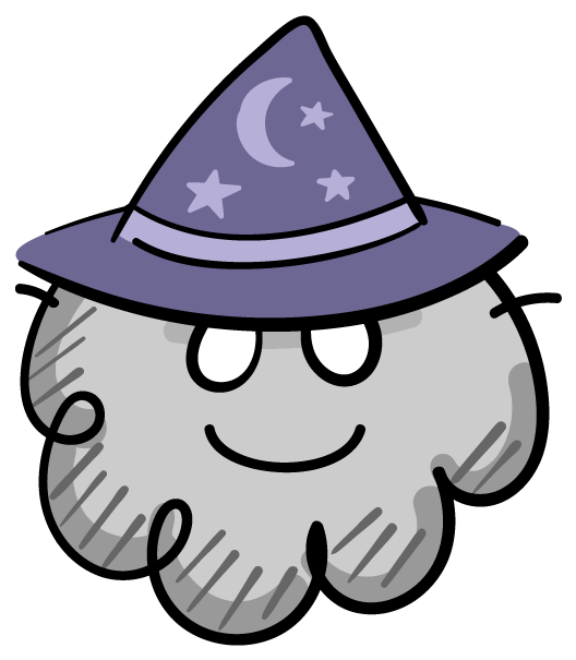 Dust Buddies Wizard Clipart (618x618), Png Download