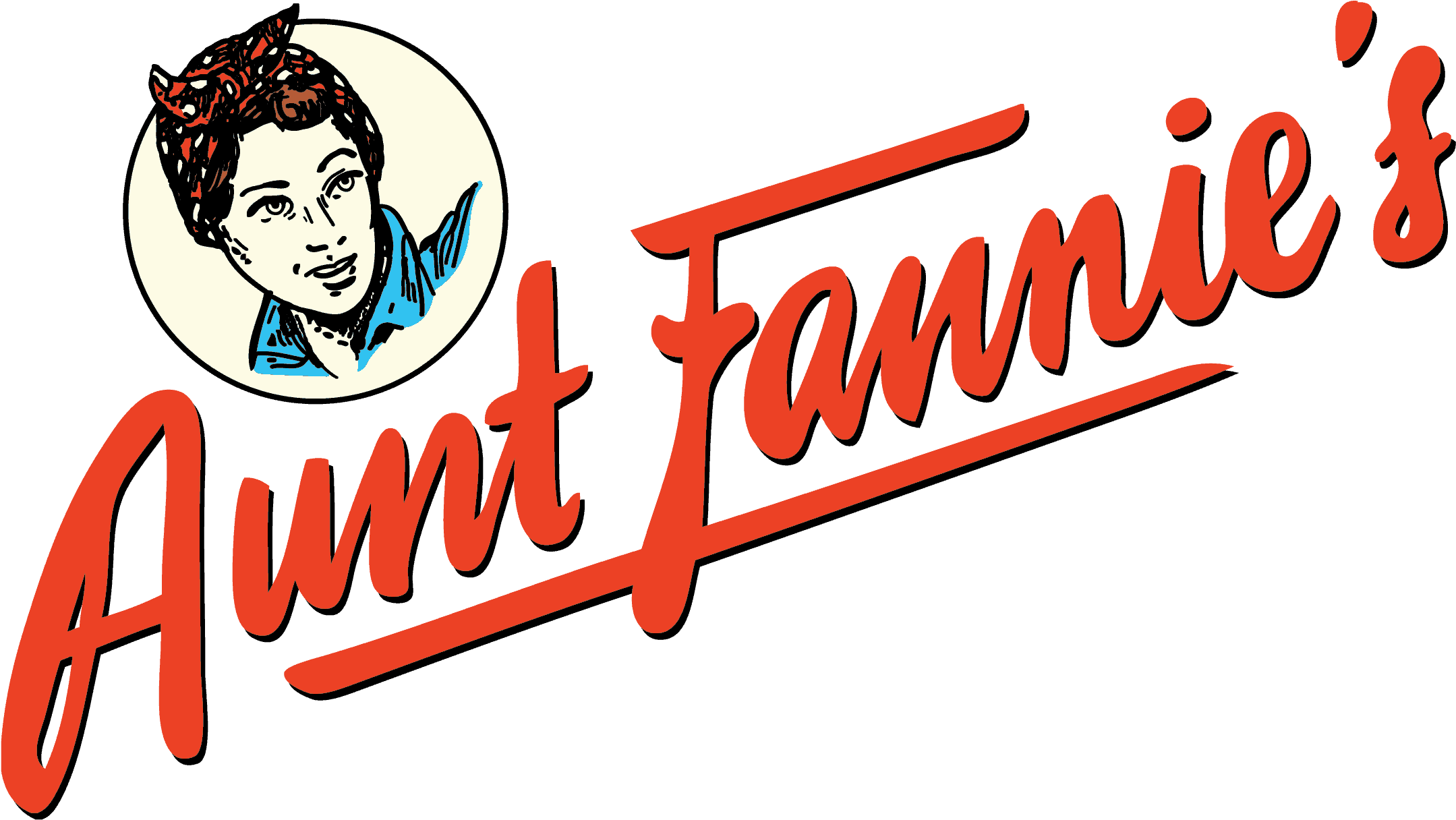 Aunt Fannie's Logo Clipart (2451x1470), Png Download
