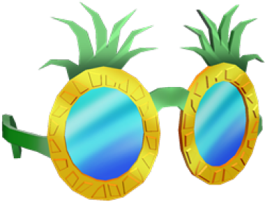 Sunglasses Clipart Pineapple - Png Download (640x480), Png Download