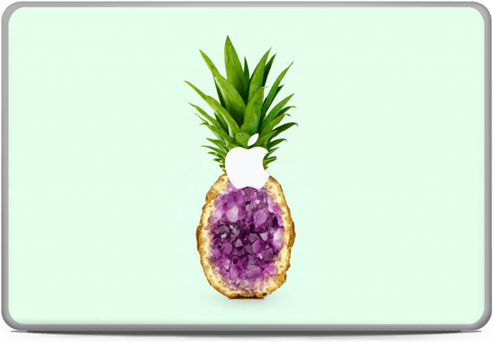 Pineapple Quartz Skin Macbook Pro 17” Clipart (800x538), Png Download