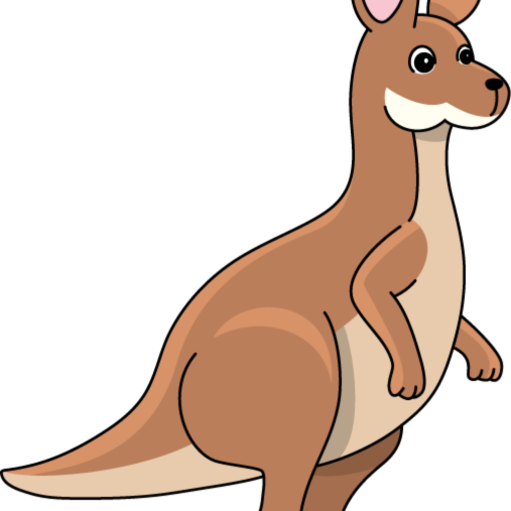 Kangaroo Clipart Easy - Png Download (1024x1024), Png Download