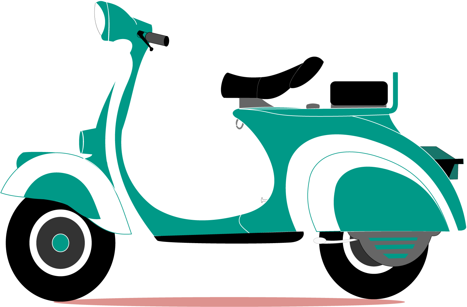 Scooter Car Vespa Metro Vancouver Piaggio Clipart (1700x1700), Png Download