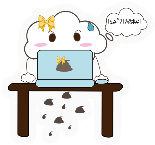 Multiple Variety Of Shit Storm Stickers Clipart (610x548), Png Download