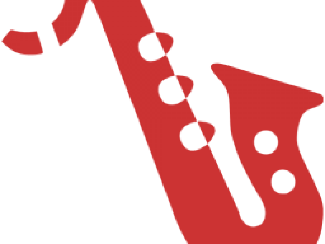 Saxophone Clipart Red - Png Download (640x480), Png Download