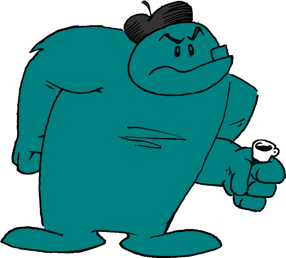 He Runs A Coffee House Clipart (1044x1044), Png Download