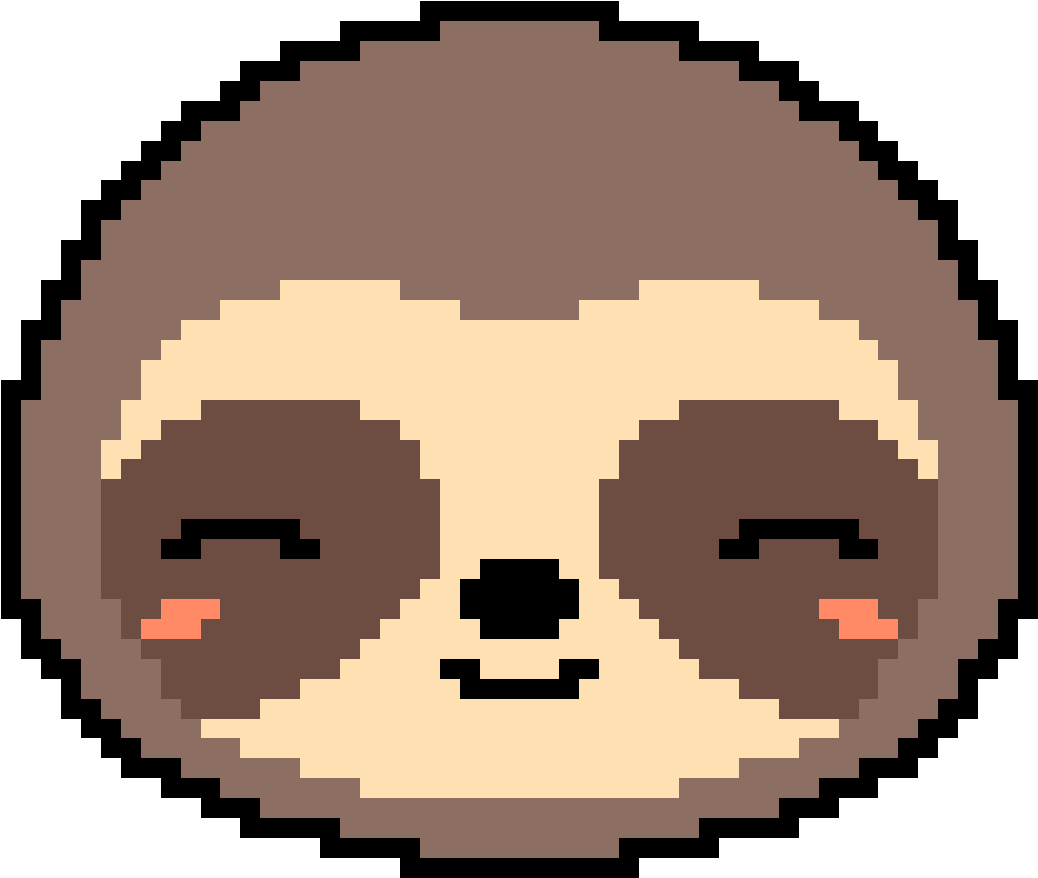 Sloth Clipart (1152x1152), Png Download