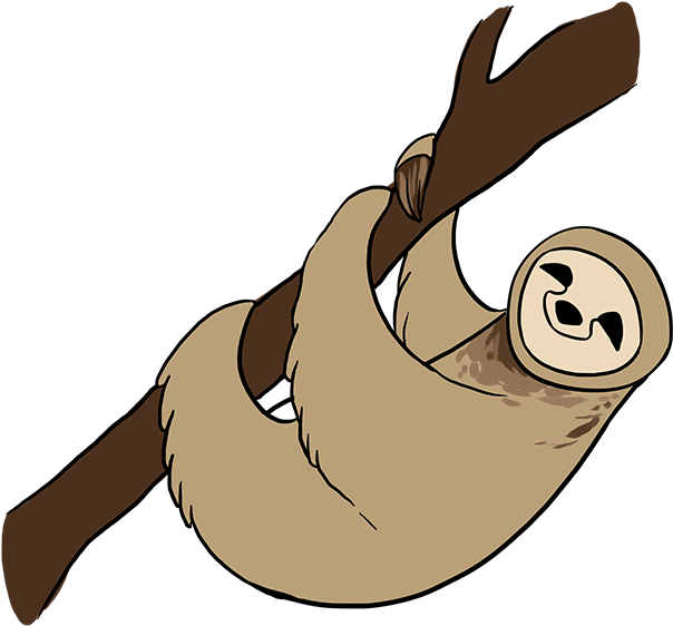 How To Draw Sloth Clipart (680x678), Png Download