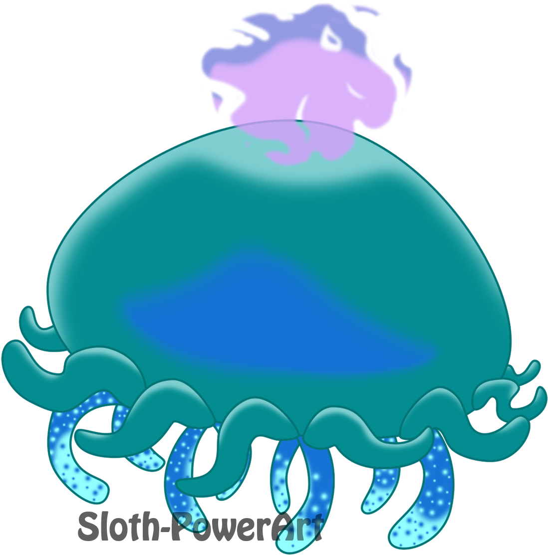Generic Jellyfish Clipart (1200x1200), Png Download