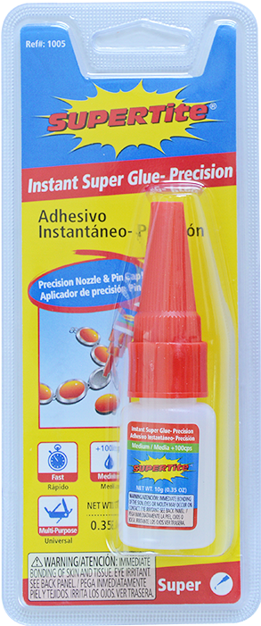 Ref 1005 Instant Super Glue Precision Bottle 10g Clipart (720x780), Png Download