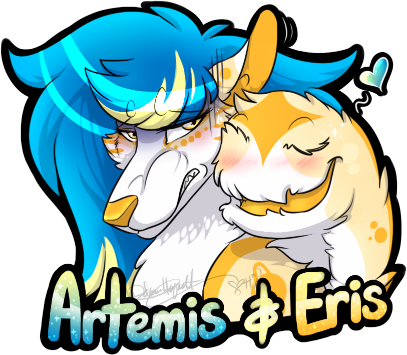 Artemis & Eris Badge Clipart (850x750), Png Download