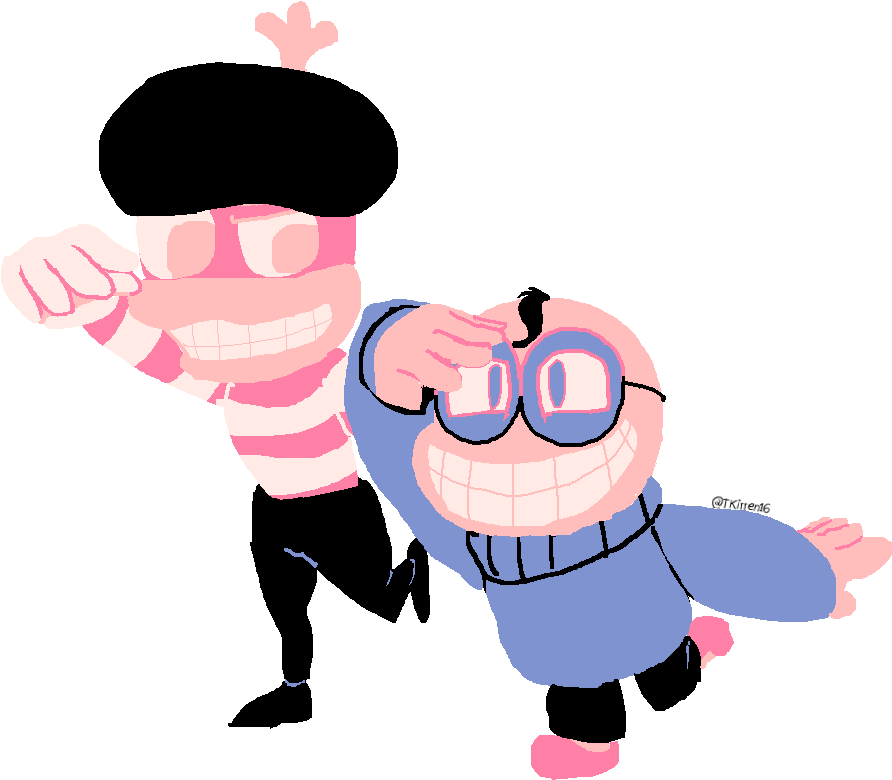 Smol Pre-canon Bean Tries To Copy Older Brother Clipart (931x792), Png Download