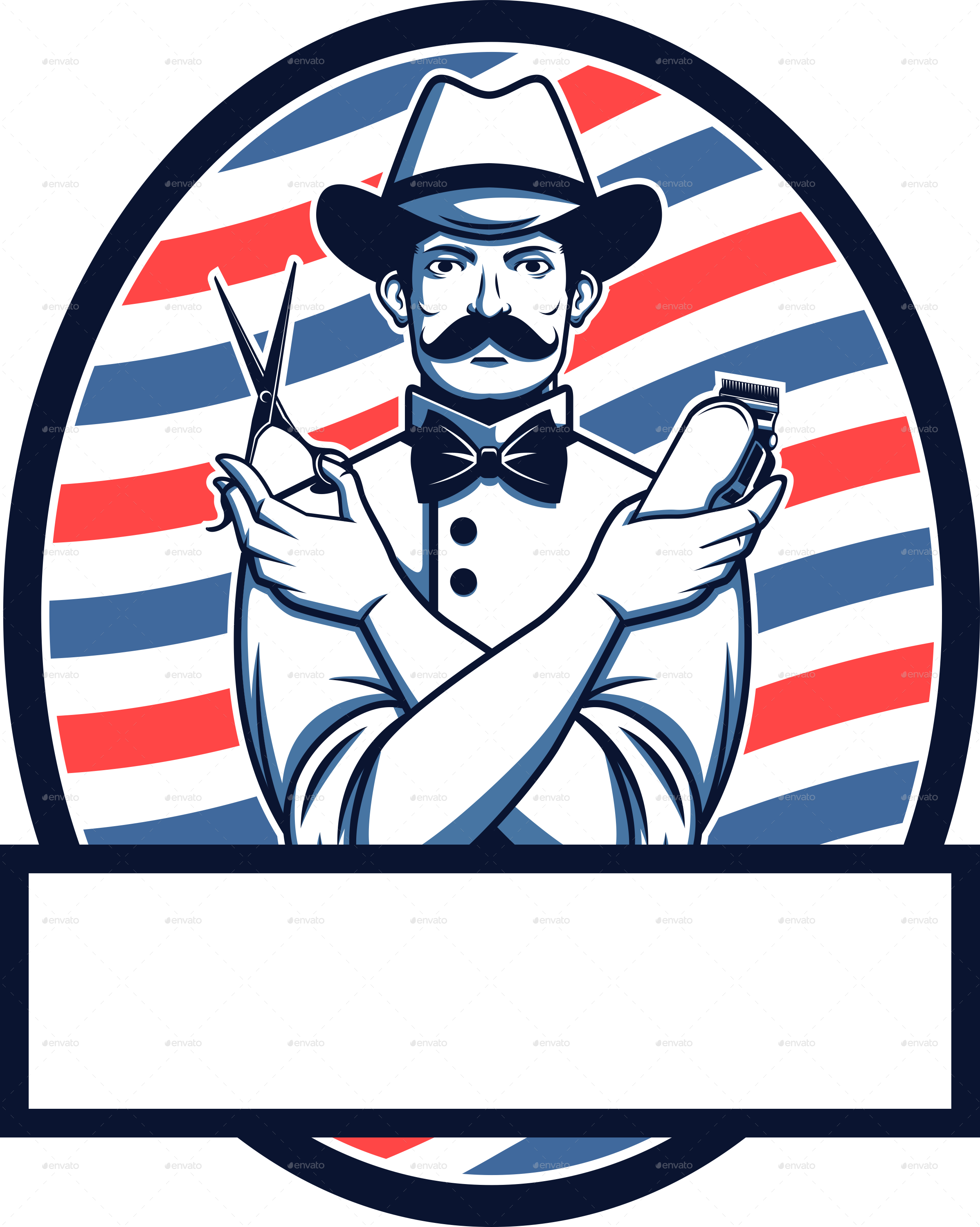 Barber Shop Set Clipart (2396x3000), Png Download