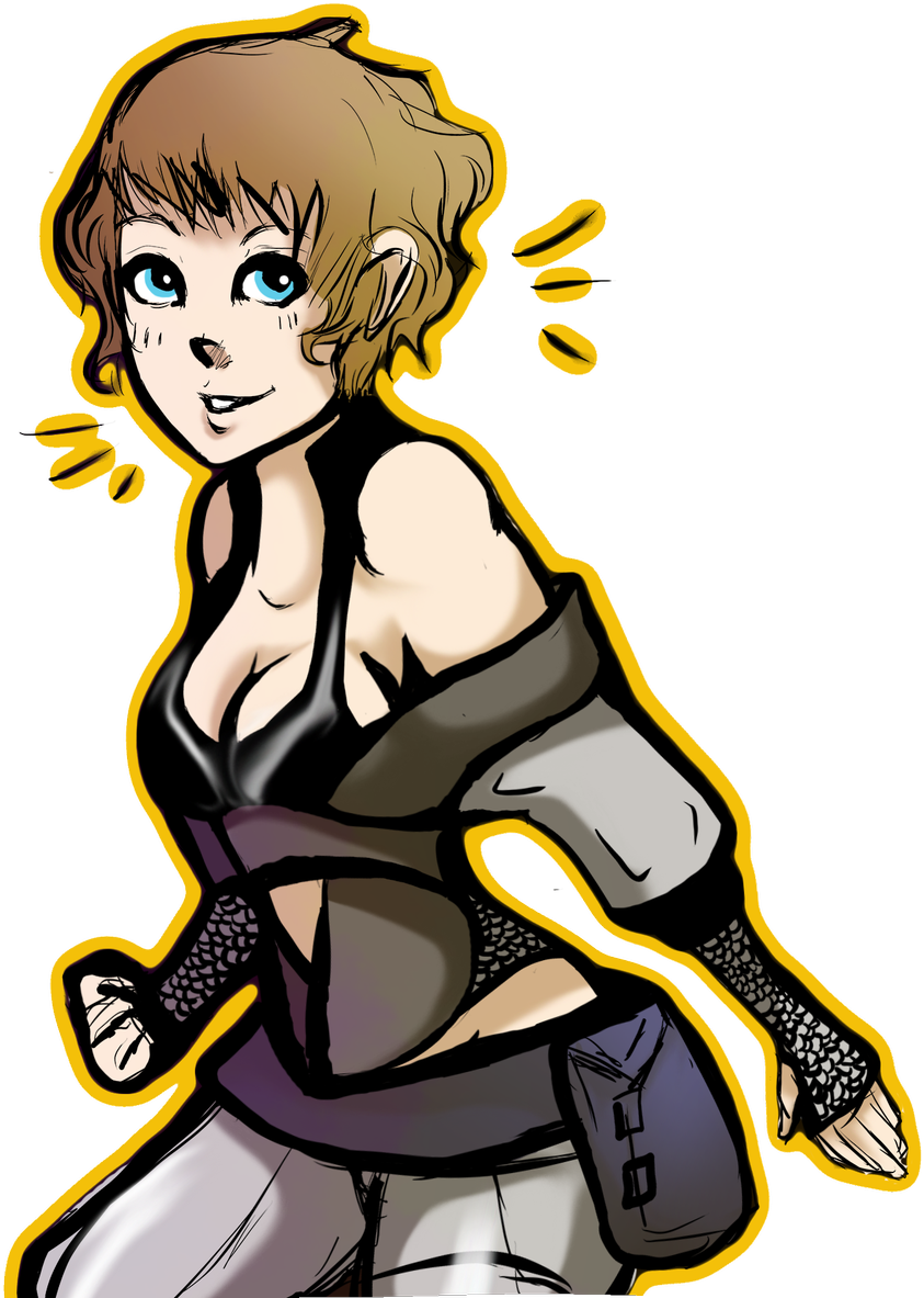 #riftyfell Mila's New Space Gear Boobs Clipart (951x1200), Png Download