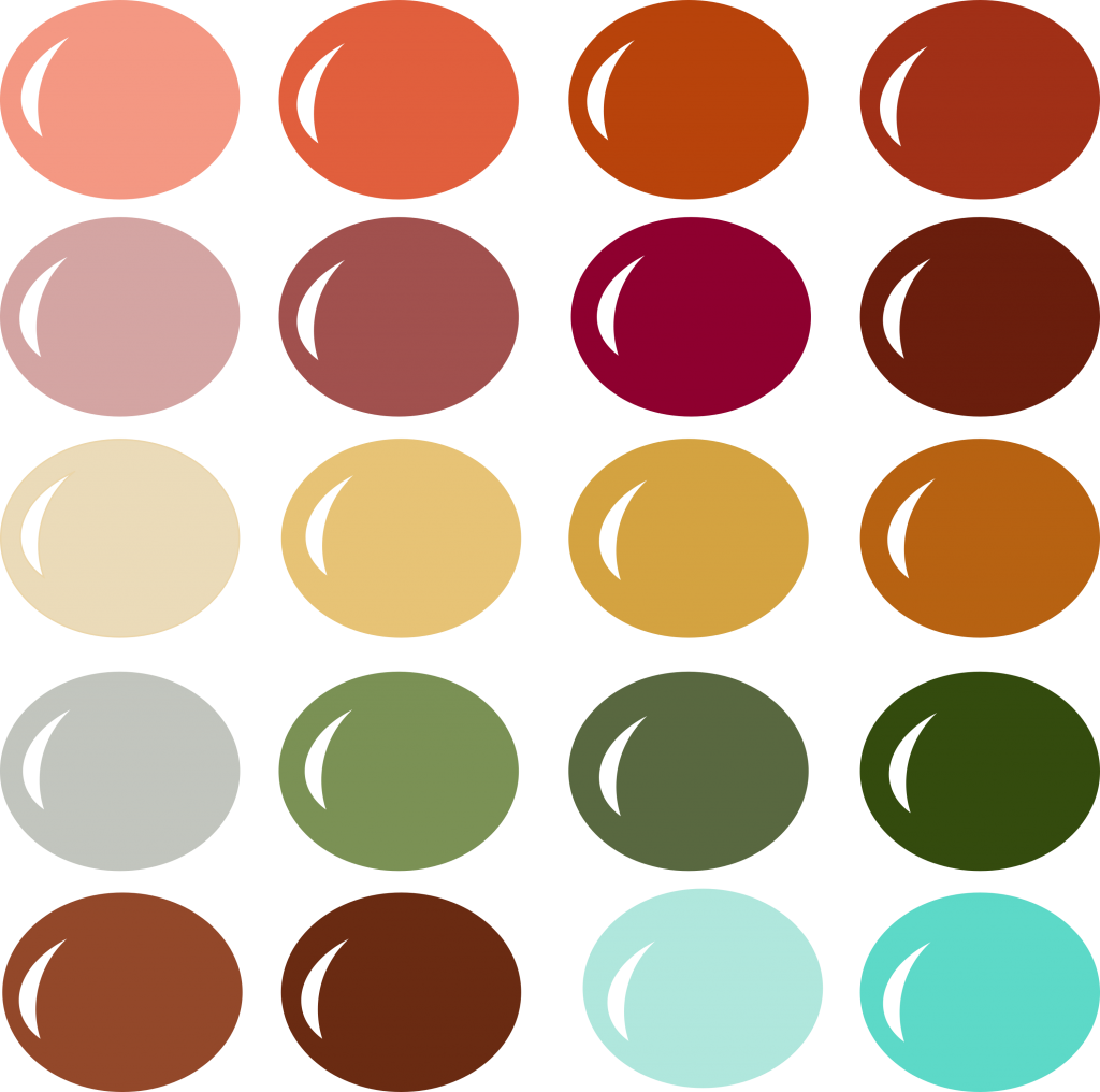 Invue Color Palette Clipart (1024x1016), Png Download