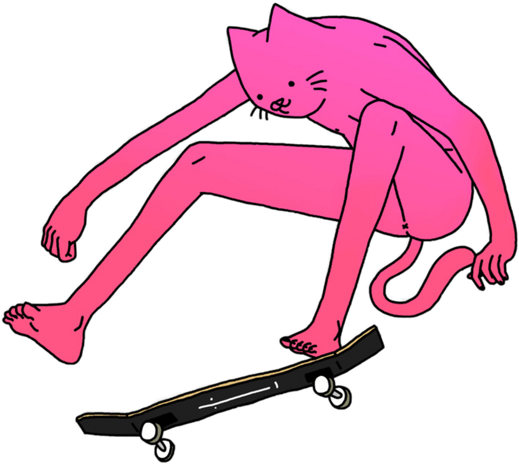 Cat Sticker Clipart (1024x916), Png Download