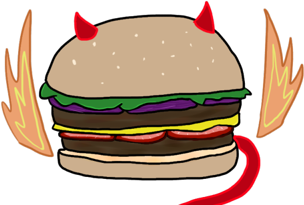 Drawn Burger Popular Clipart (640x480), Png Download