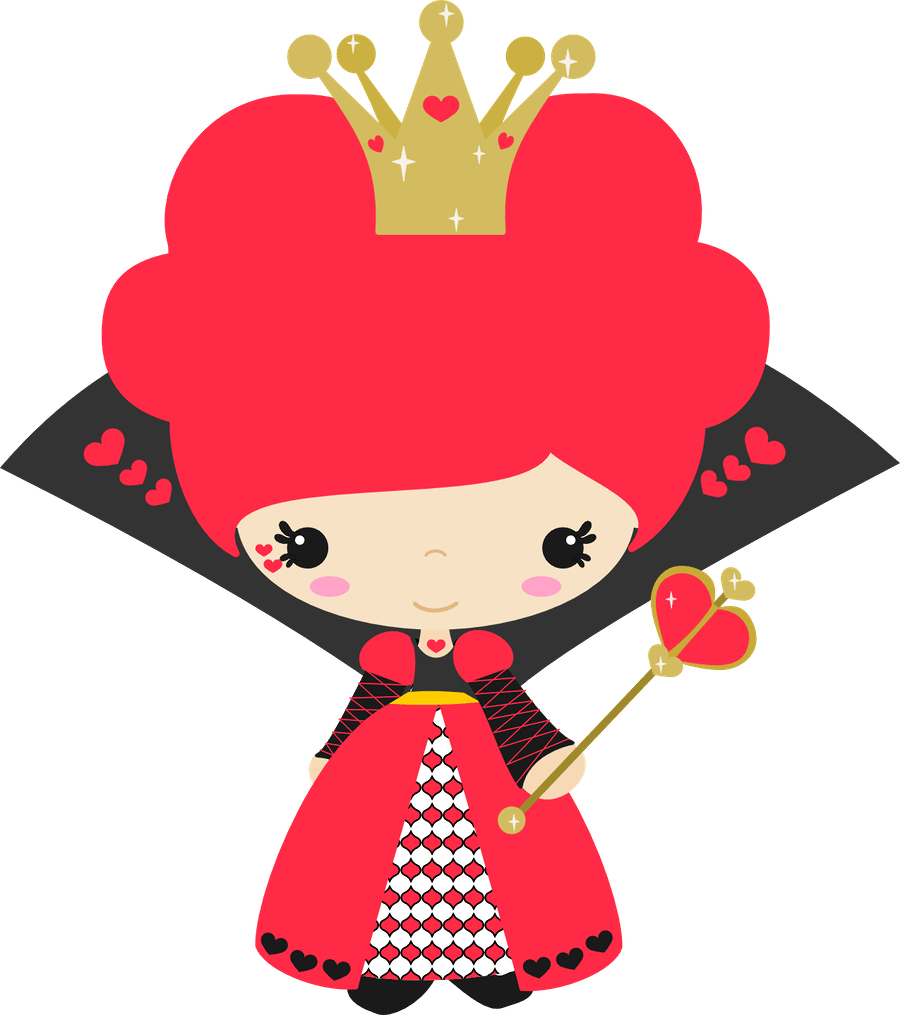 Alice In Wonderland Queen Of Hearts Clip Art - Png Download (900x1015), Png Download
