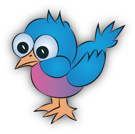 Blue Bird Pictures Clipart (600x608), Png Download