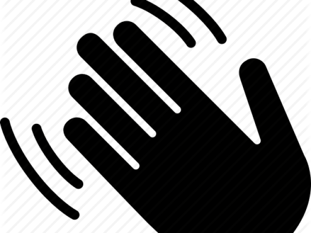 Hello Clipart Wave Hand - Png Download (640x480), Png Download