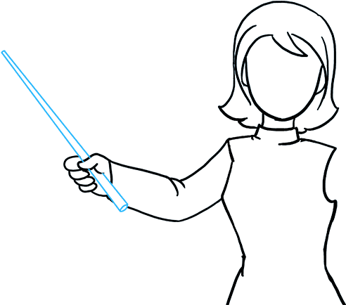 How To Draw Teacher Clipart (680x678), Png Download