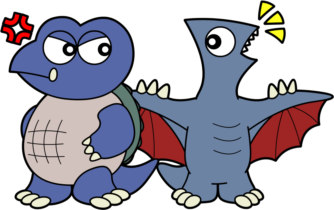I Drew A Godzilland Gamera And Gyaos Clipart (1280x768), Png Download