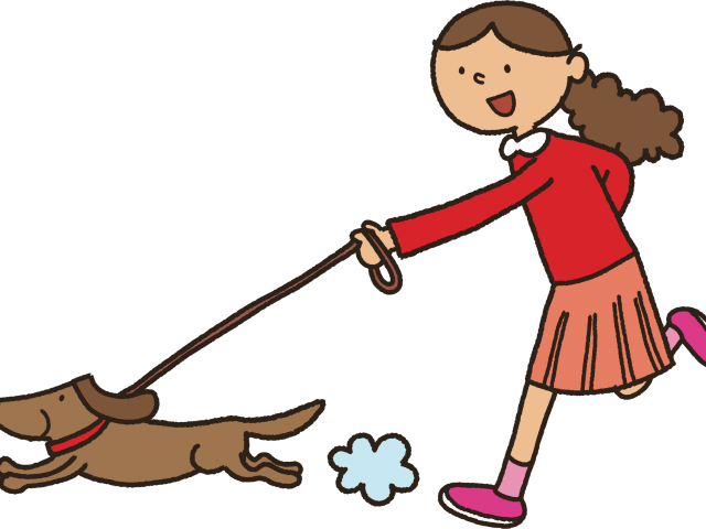 Dog Clipart Clipart Dog Walk - Png Download (640x480), Png Download