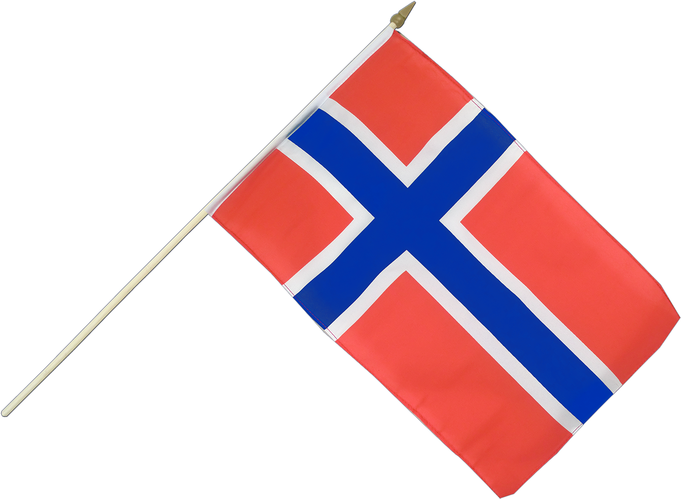 Hand Waving Flag 12x18" Clipart (1343x985), Png Download