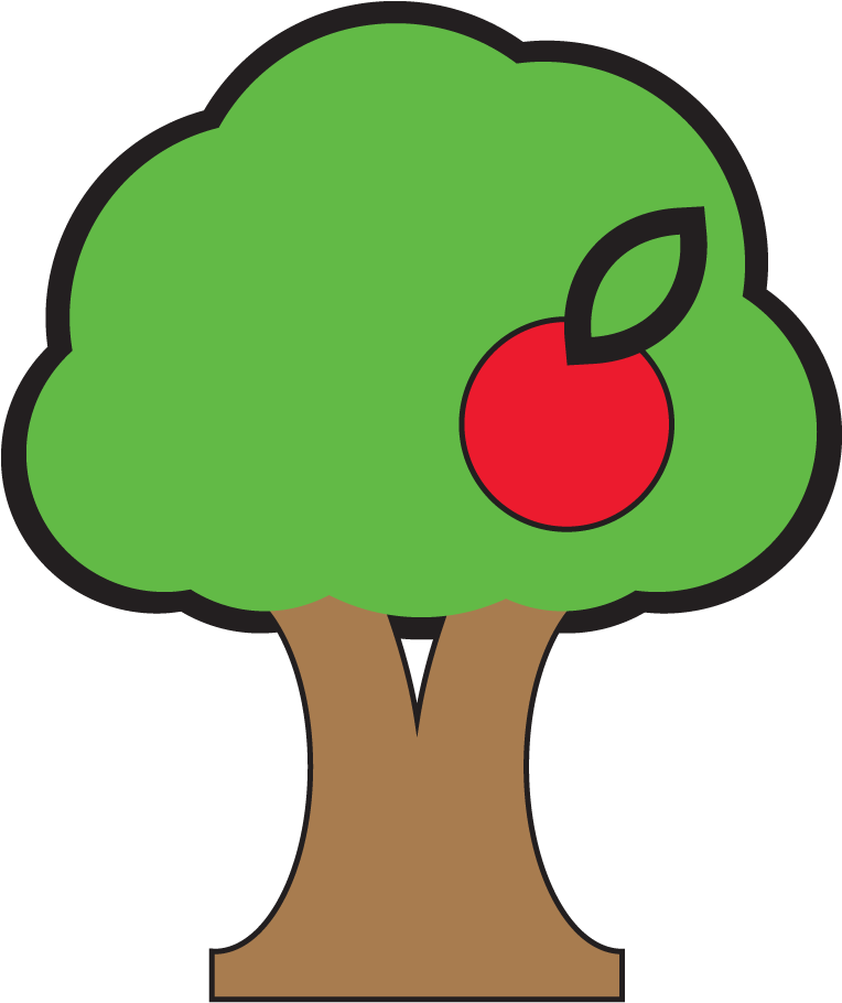 Apple Tree Logo Clipart (816x948), Png Download