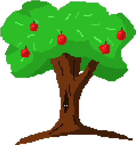 Apple Tree Clipart (1024x576), Png Download