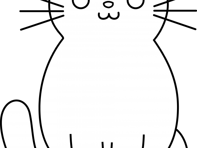 Tuxedo Cat Clipart Cute - Png Download (640x480), Png Download