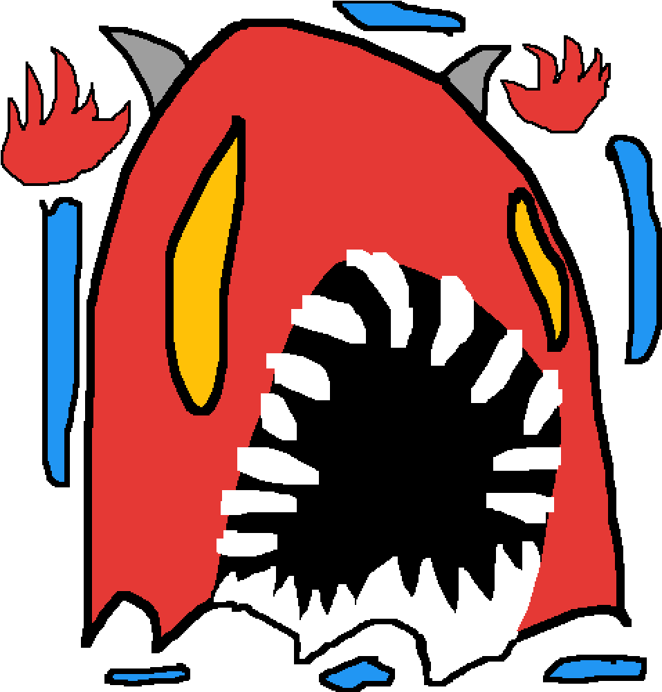 Devil Blob Clipart (1000x1000), Png Download