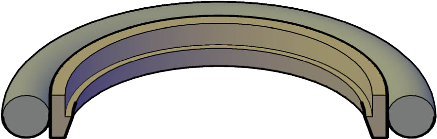 Style Mkr-v Buffer Seals Clipart (931x931), Png Download