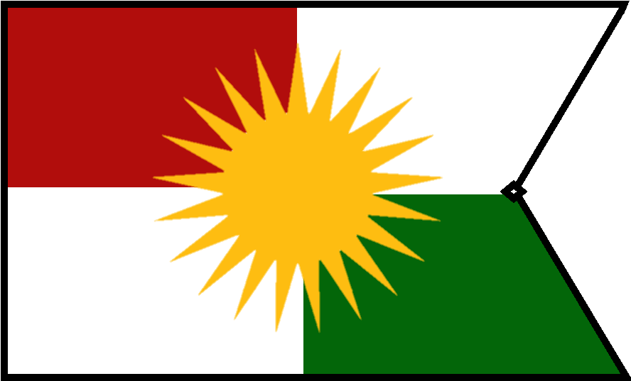 Ockurdish Flag Redesign As A Late Medieval-early Renaissance Clipart (888x537), Png Download