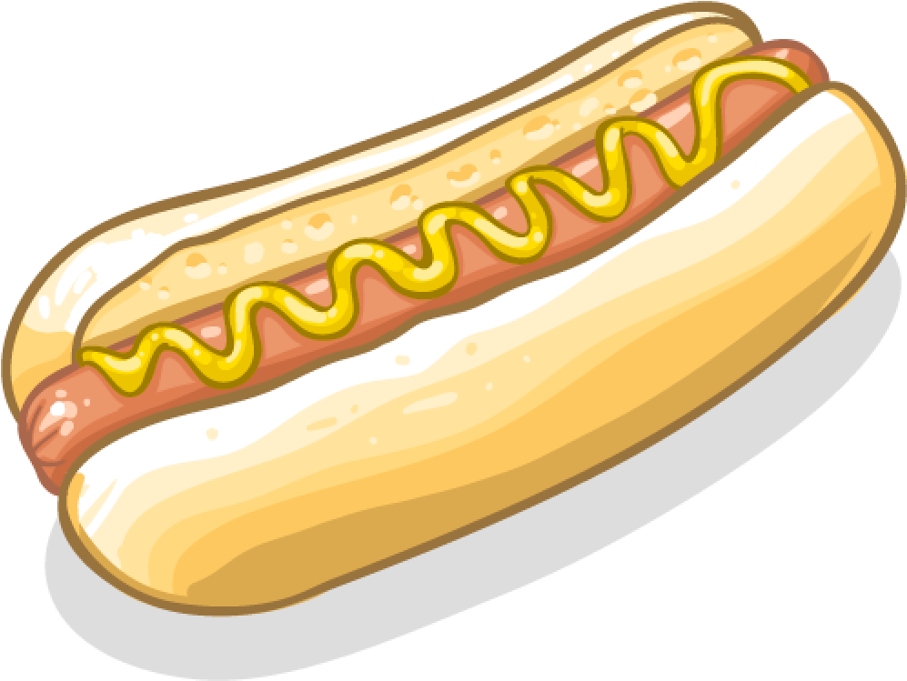Hotdog Clipart (1024x1024), Png Download