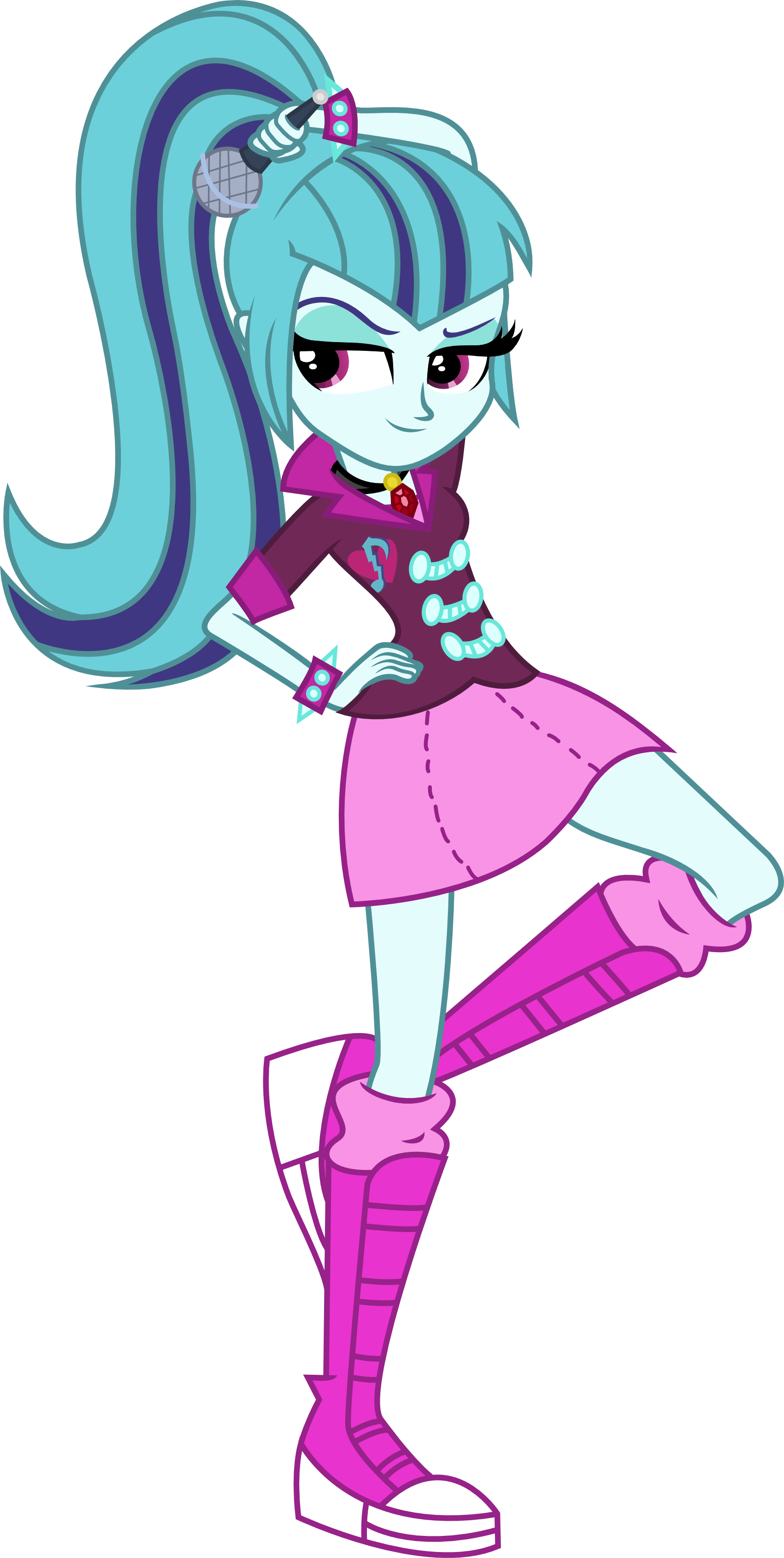 My Little Pony Equestria Girls Sonata Dusk Clipart (1703x3384), Png Download