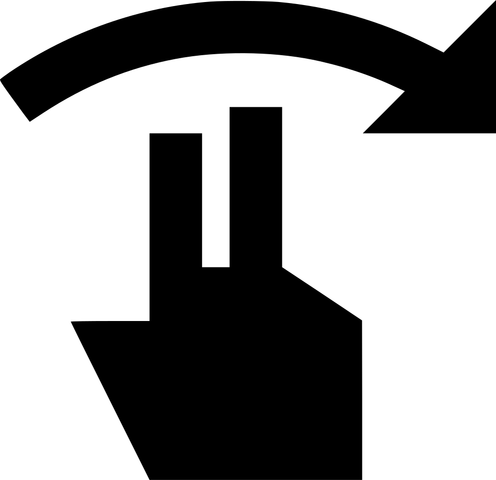 Two Finger Right Comments Clipart (980x948), Png Download