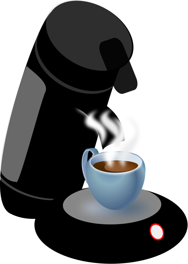 How To Set Use Coffee Machine Clipart - Png Download (641x900), Png Download