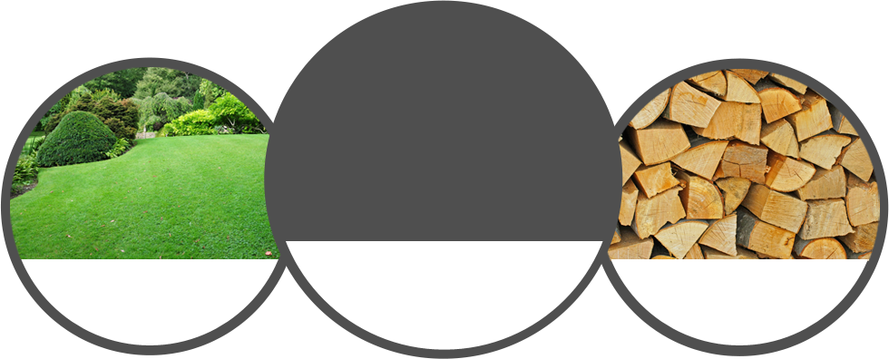 Landscaping That Was Done Recently And Firewood Ready Clipart (980x396), Png Download