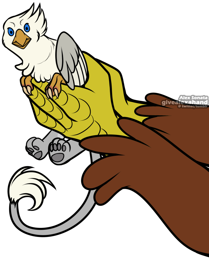 Alexsonata, Duo, Griffon, Male, Micro, Oc, Oc Clipart (1000x1000), Png Download