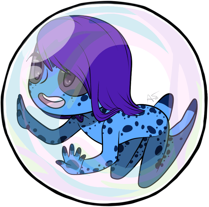 Blueberry In A Bubble Clipart (737x691), Png Download