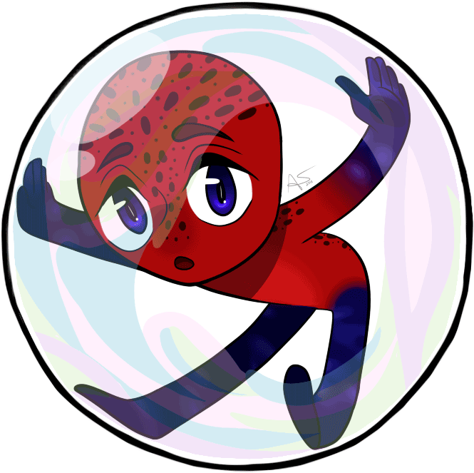 Cherry In A Bubble Clipart (679x700), Png Download