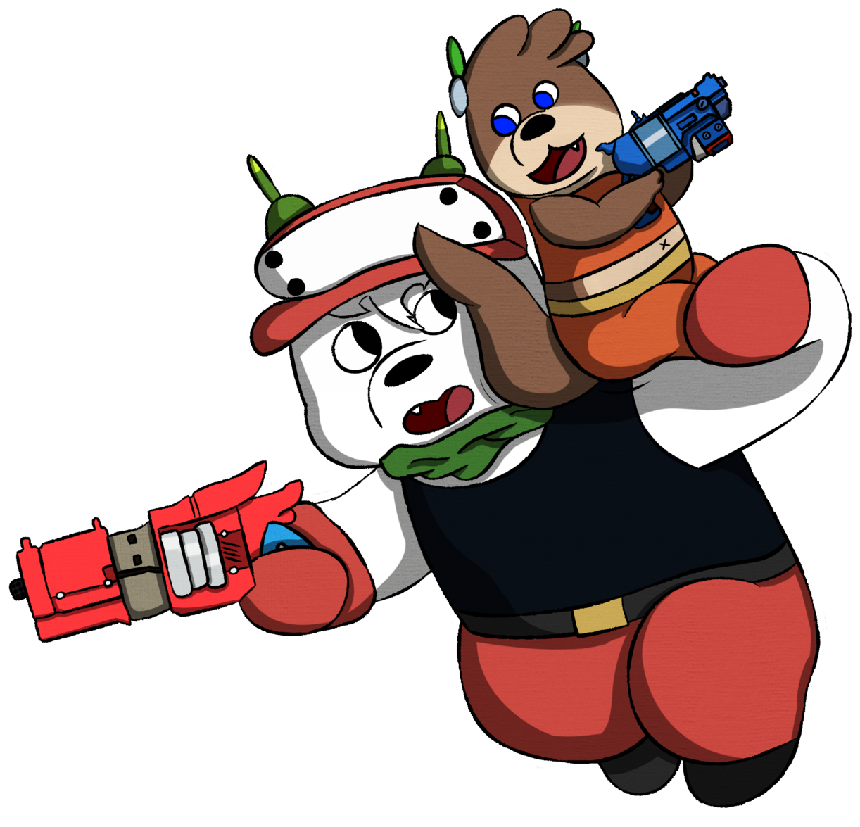 Been Playing A Bunch Of Cave Story With My Bf @otterboros Clipart (1280x1250), Png Download