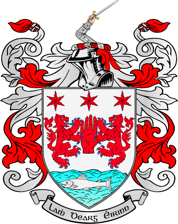 O'neill Coat Of Arms Banner Royalty Free Library Clipart (600x756), Png Download