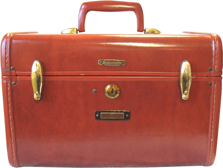Vintage Samsonite Suitcase Clipart (916x916), Png Download