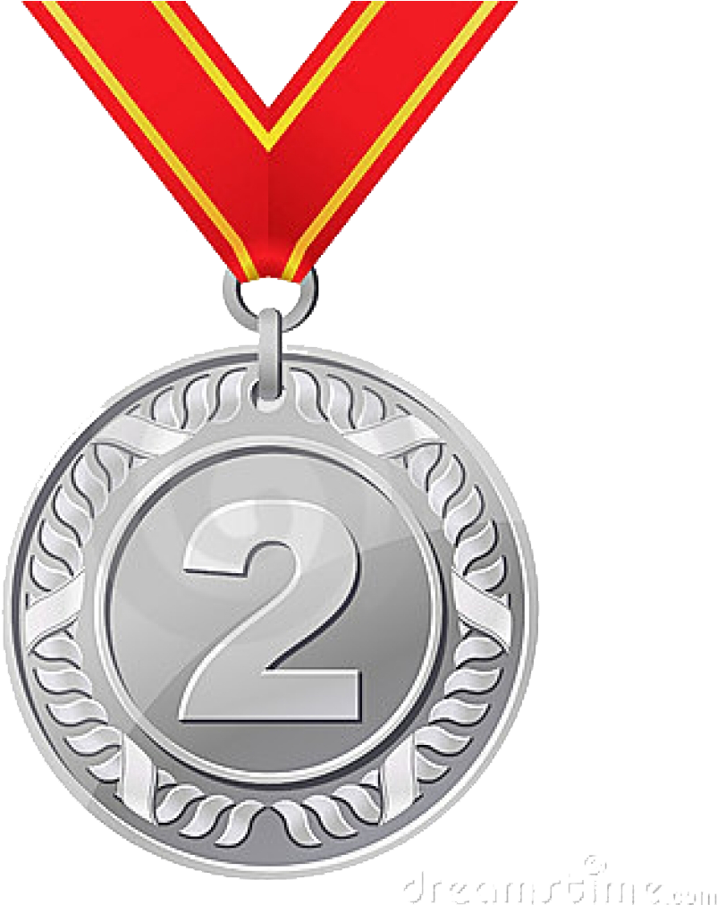 Silver Medal Png Clipart (1024x1024), Png Download
