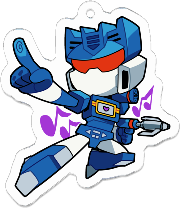 G1 Soundwave Keychain Clipart (736x736), Png Download